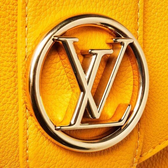 Louis Vuitton Sunbeam Yellow Calfskin Leather LV Pont 9 Soft PM Bag - Picture 12 of 12